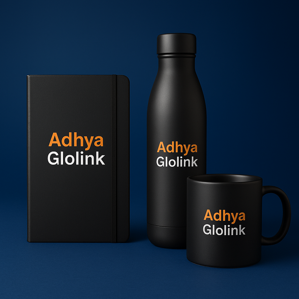 Branded product with logo